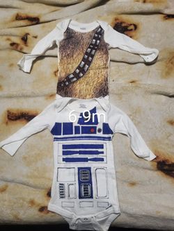 Hand Drawn Star Wars Onesies