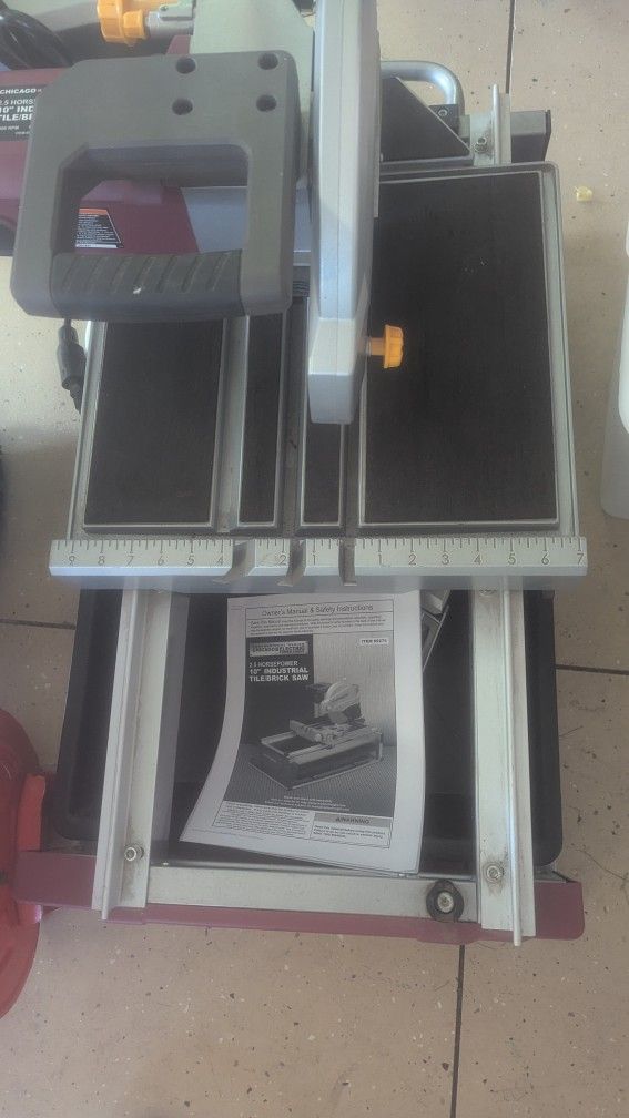 10" Wet Brick And Tile Saw