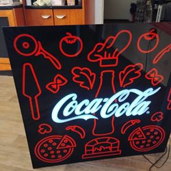 Plastic lights Up Coca-Cola Sing