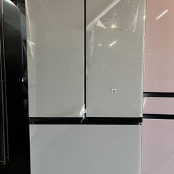 Samsung - 36 in. Wide BESPOKE 30 cu. ft. 3-Door French Door with Beverage center.