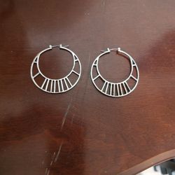 Silver Hoop Earings