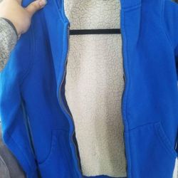 BOYS JACKET LANDS END SHERPA