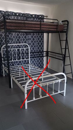 Twin loft bed $50