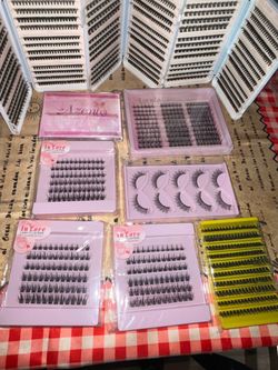 Mixed Lot of False Eyelash Clusters
