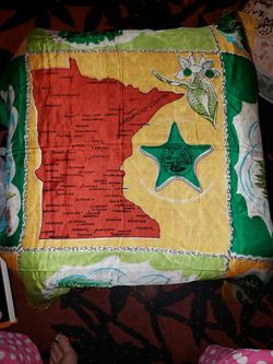 Silk scarf all about Minnesota