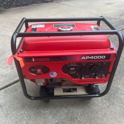 Ai-POWER - 4000 Watt Portable Generator  Low Hours 