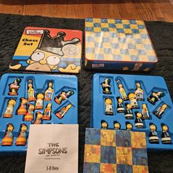 Collectible Simpdon Chess Set 