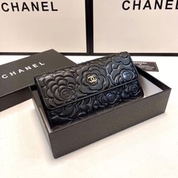 Chane1 Black Wallet Of Women New 