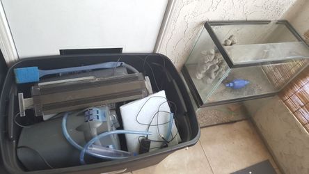 Fish tanks accessories+ filters, cleaners, etc