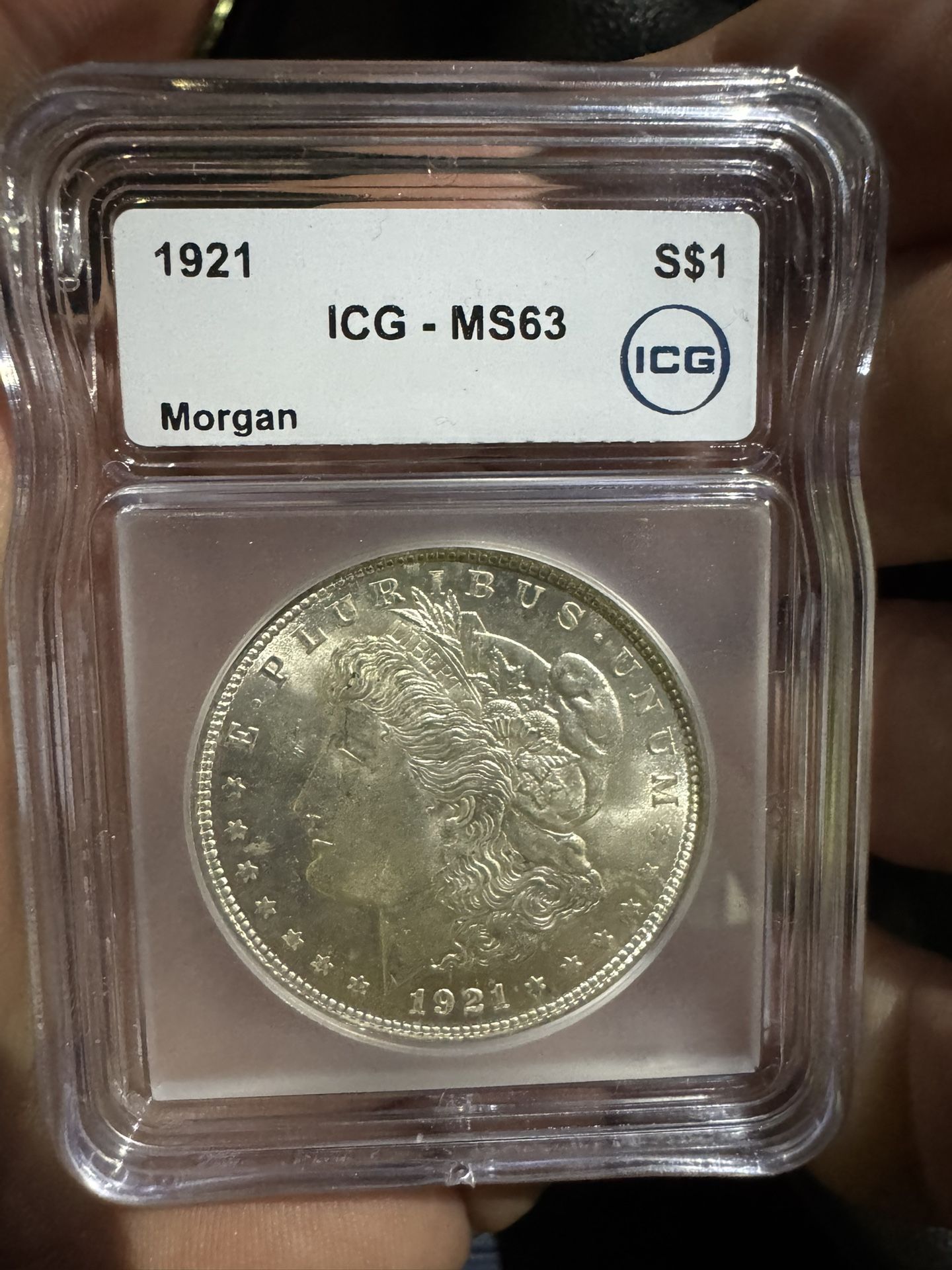 1921 ICG MS63 Morgan Dollar 