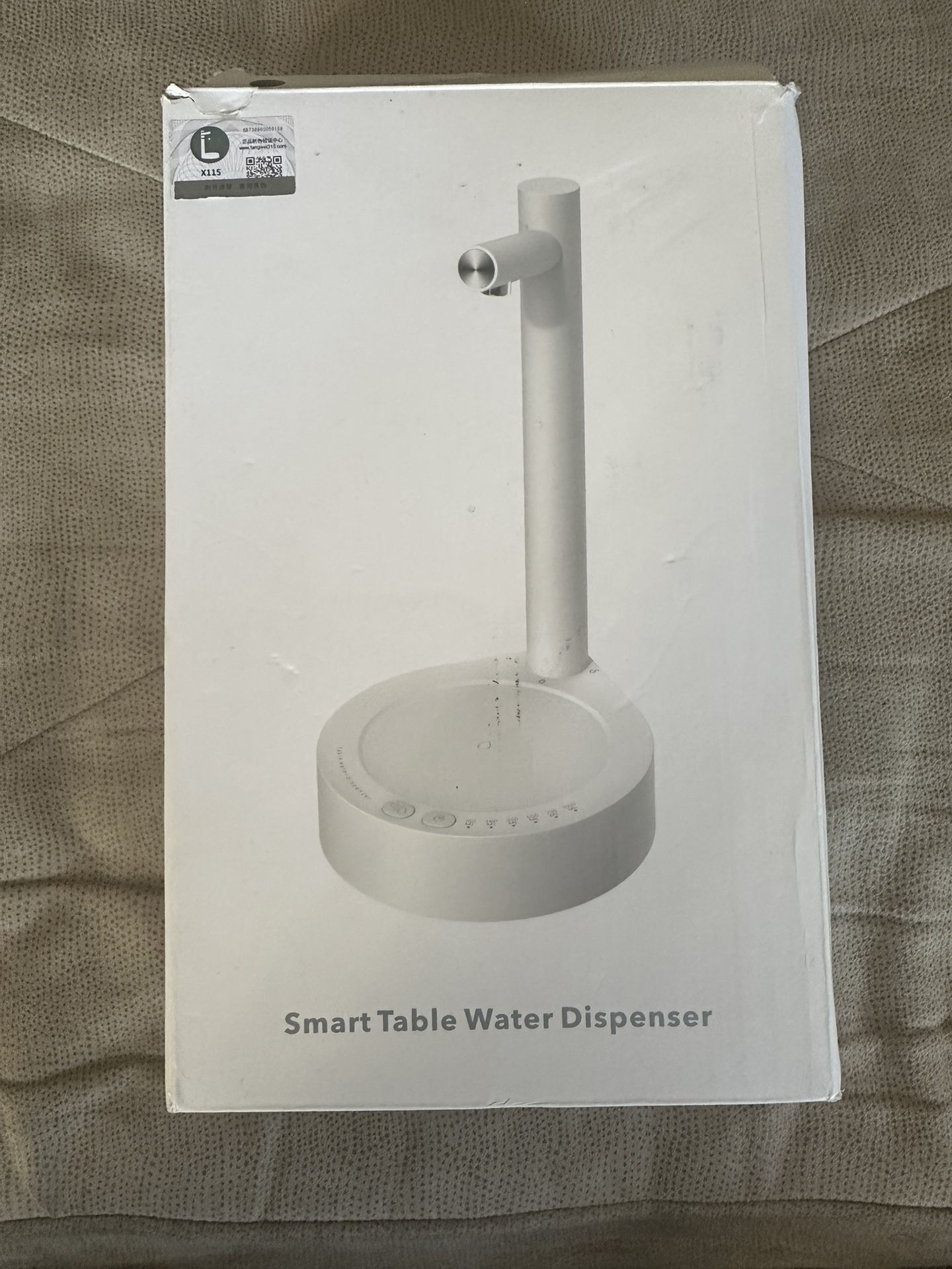 Smart Table Water Dispenser color Black -working condition 7 Levels of pumping-long battery life