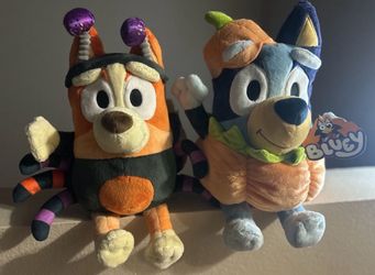 Bluey & Bingo Halloween Plushes