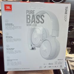 JBL PURE BASS WIRELESS TUNE 520 BT HEADPHONES 