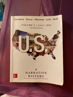 U.S A Narrative History 7th edition
