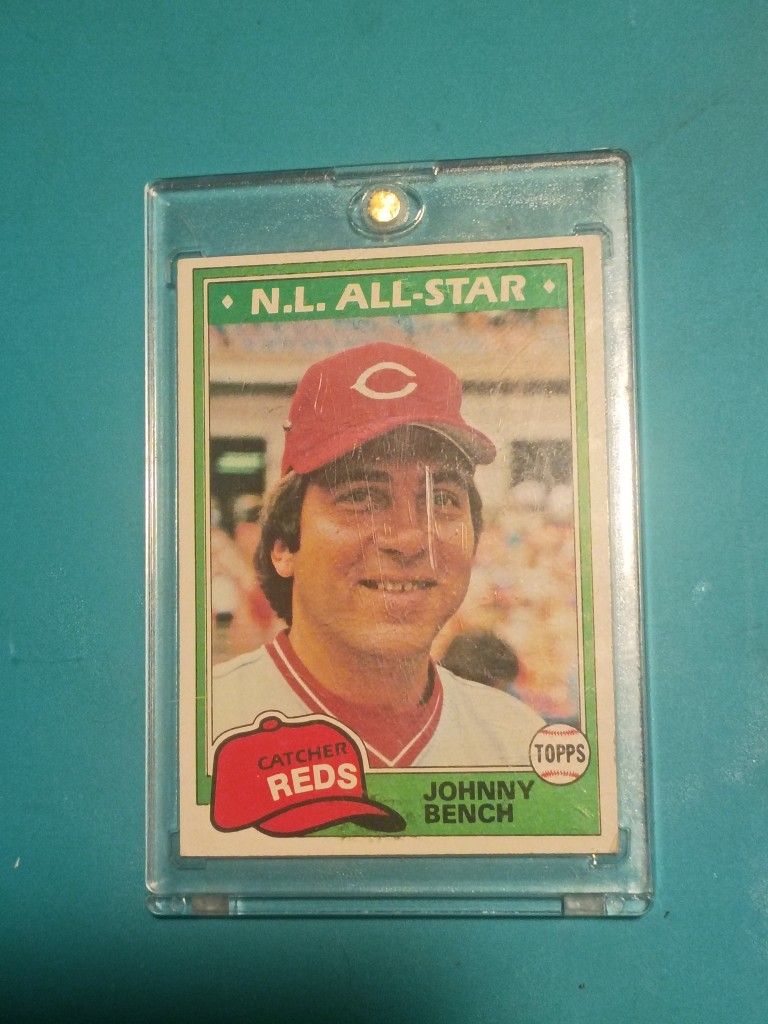 Johnny Bench Topps All Star Card