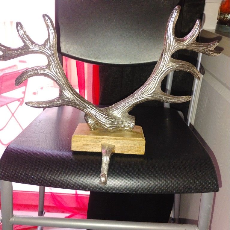 Deer Antler Stocking Holder