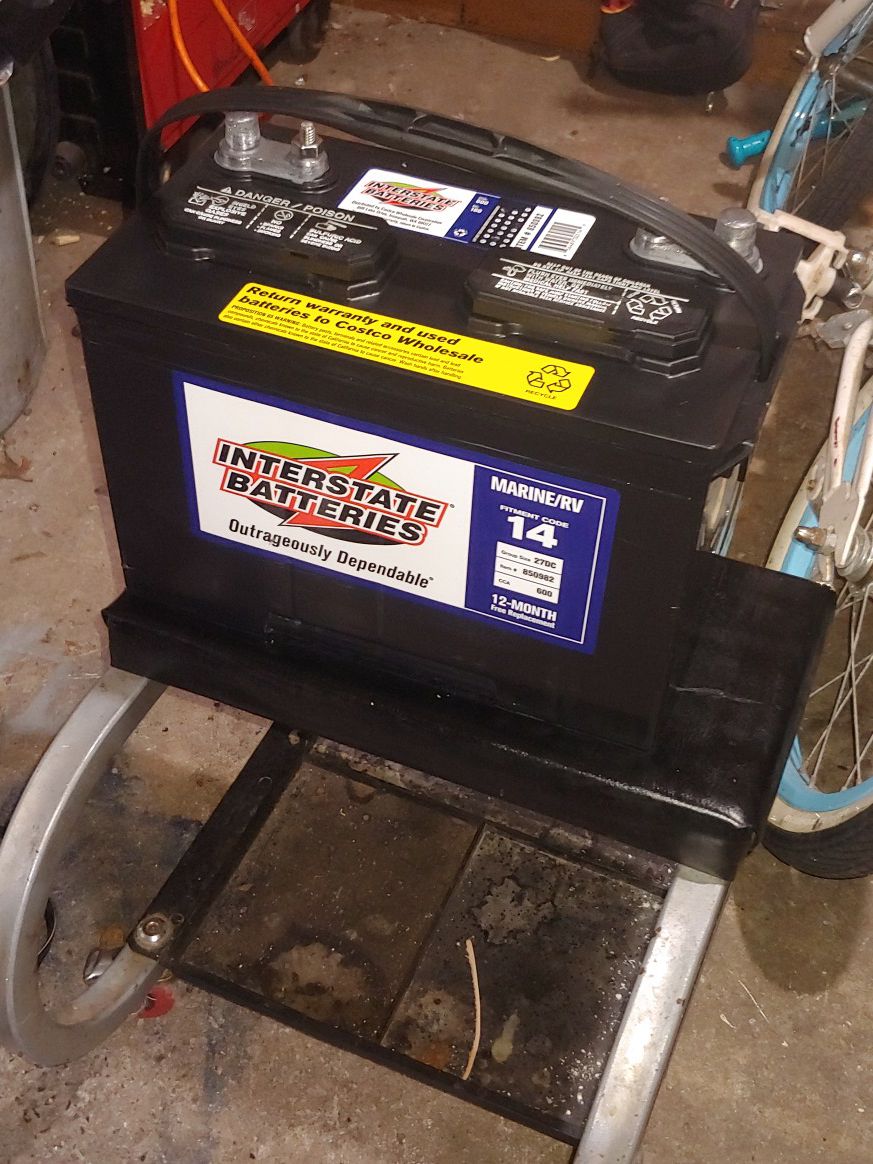 Brand new 27dc Interstate deep cycle battery