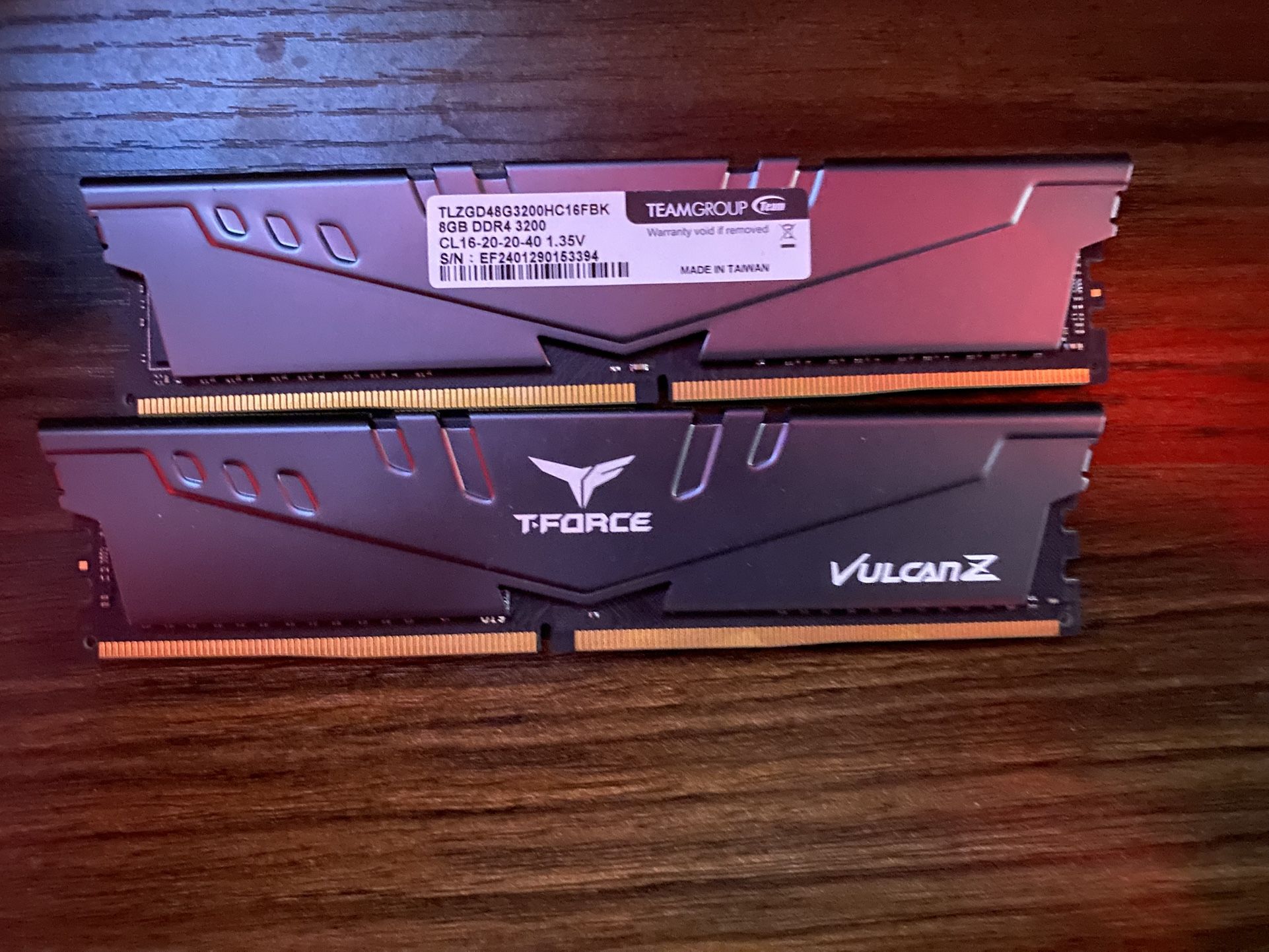 16Gb DDR4 Ram Kit 3200 Mhz Trades available