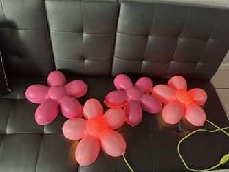 Flores Con Luz Para Decoración Para Abitacion De Una Niña