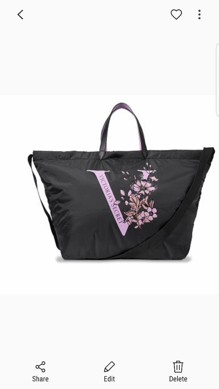 New Victoria Secret Soft Travel Bag