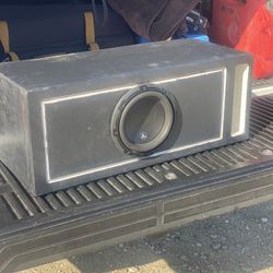 Jl Audio W3 8” Sub 