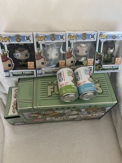 Funko Pop Box Of Fun Camp Fundays 2023 ~ Team 1 Bundle 6~ Includes Entire Set ~ Freddy Funko As Green Ranger GITD, Spooky Space Kook, Dwight, + More! 