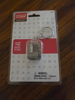 World's Smallest Music Box Keychain