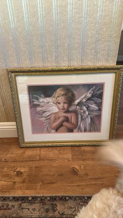 Framed Art Angel Savannah