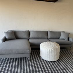 Gray Sectional Couch Sala 