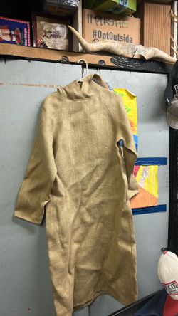 Burlap Hooded Costume - Smock
