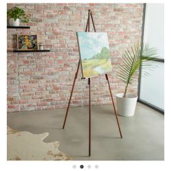 WOOD EASEL 67” Tall, Used 2x