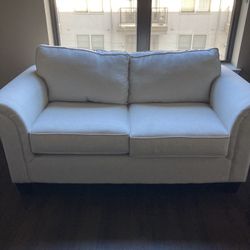 Beige Loveseat