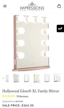 Impressions Hollywood Glow XL Vanity Mirror