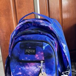 JanSport Driver 8 Rolling Backpack - Wheeled Travel Bag with 15-Inch Laptop Sleeve, One Size, Space Dust