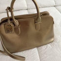 Ralph Lauren Satchel Leather Bag