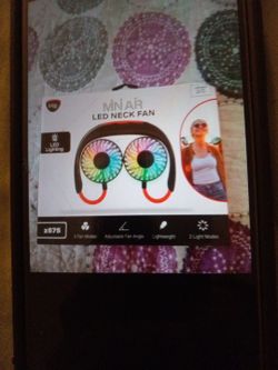 Led  Neck Fan