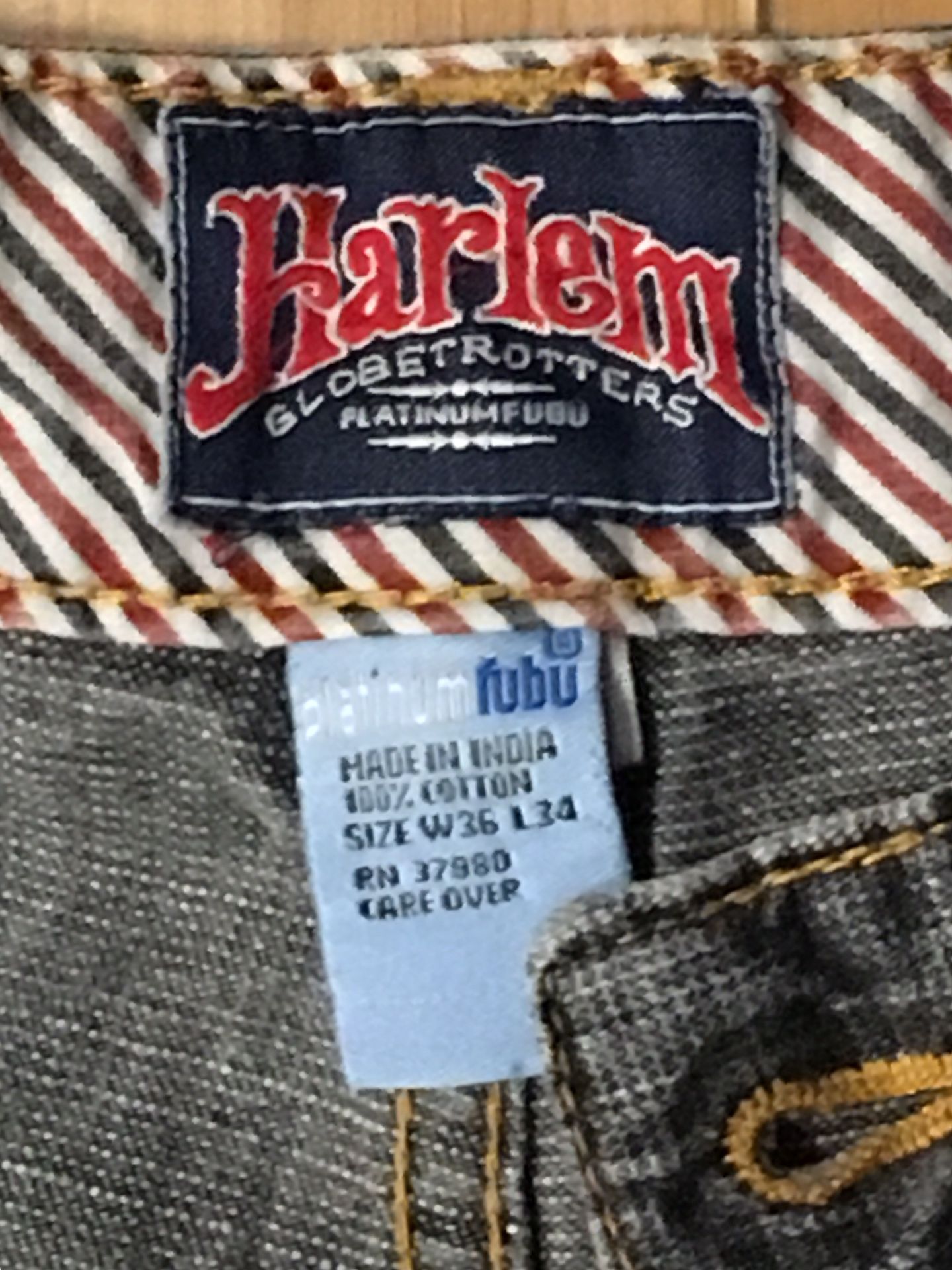 platinum fubu デニム w36 L34 Limited Edition Platinum FUBU