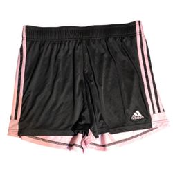 Adidas Athletic Shorts Black and Pink