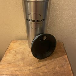 Starbucks. Tumblr. 16 Ounces. New. Silver in Color Never Used.