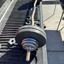 BAR WITH 60 LBS
