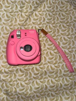 pink fujifilm instax mini 9 camera