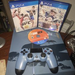 Ps4 - With 3 Games 