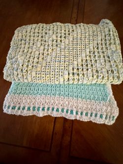 Hand knitted Crochet Baby Blankets