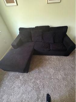 Black couch