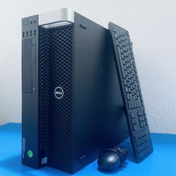 Dell Precision T5810 / 14-Core 2.40GHz Xeon / 64GB DDR4 / NEW 500GB NVMe SSD / 1GB NVidia K420 / Win 11 Pro