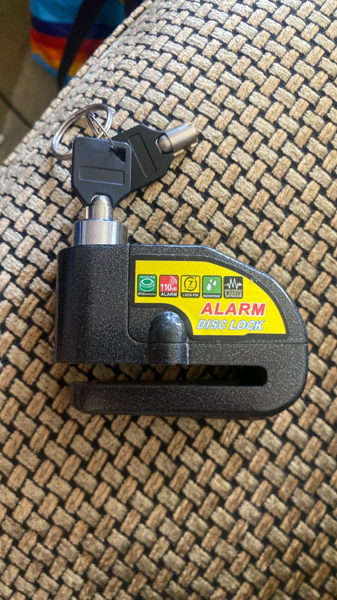 Disc Motorcycle lock alarm alarma de moto