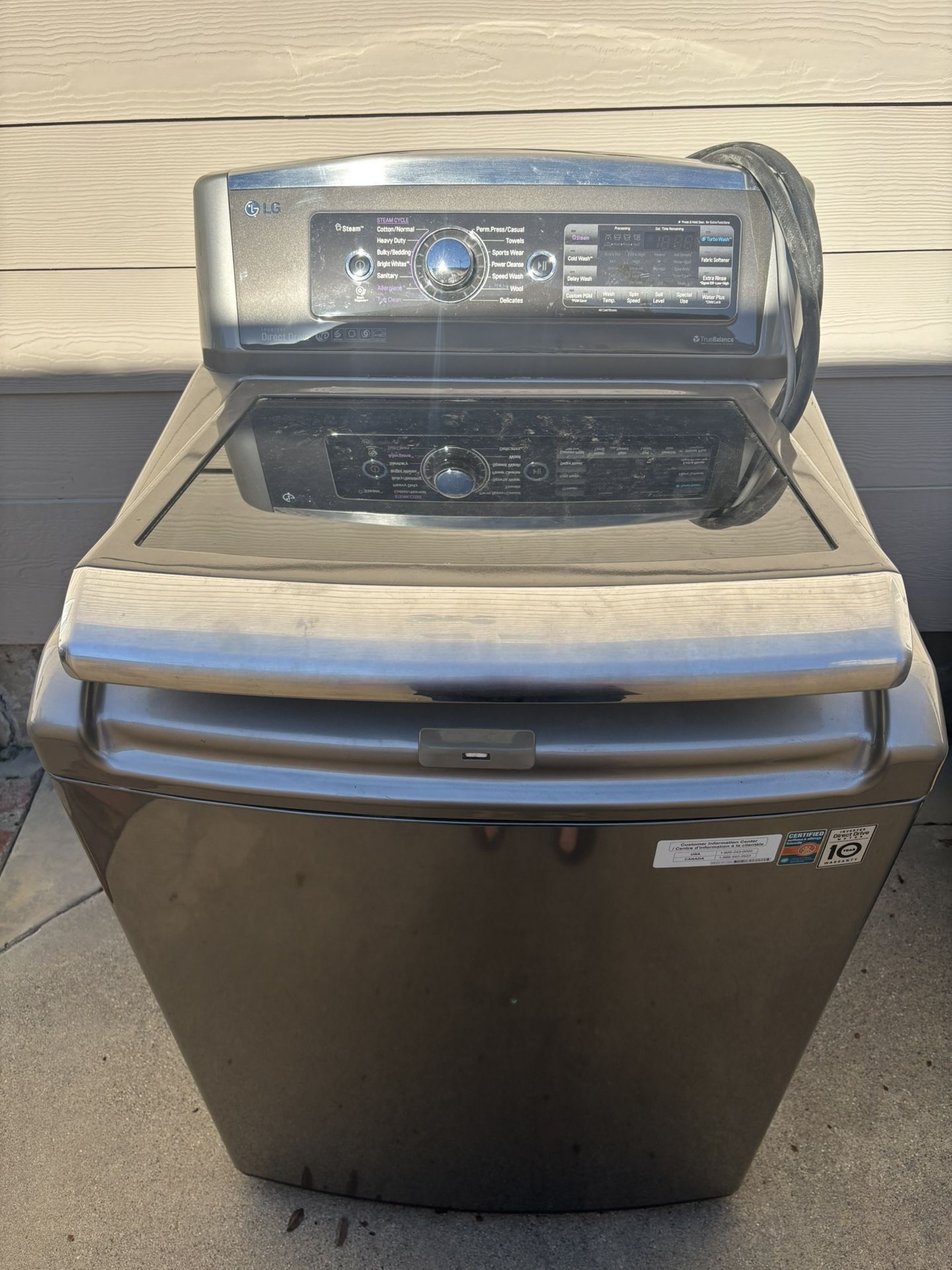 MEGA Capacity TurboWash LG Washer with Steam