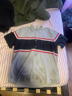 Red Kap button up Mechanic Shirt Size XL