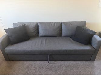 IKEA FRIHETEN Sleeper Sofa – Dark Gray | Like New