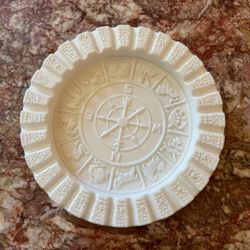 Plato Horóscopo Milk  Glass 